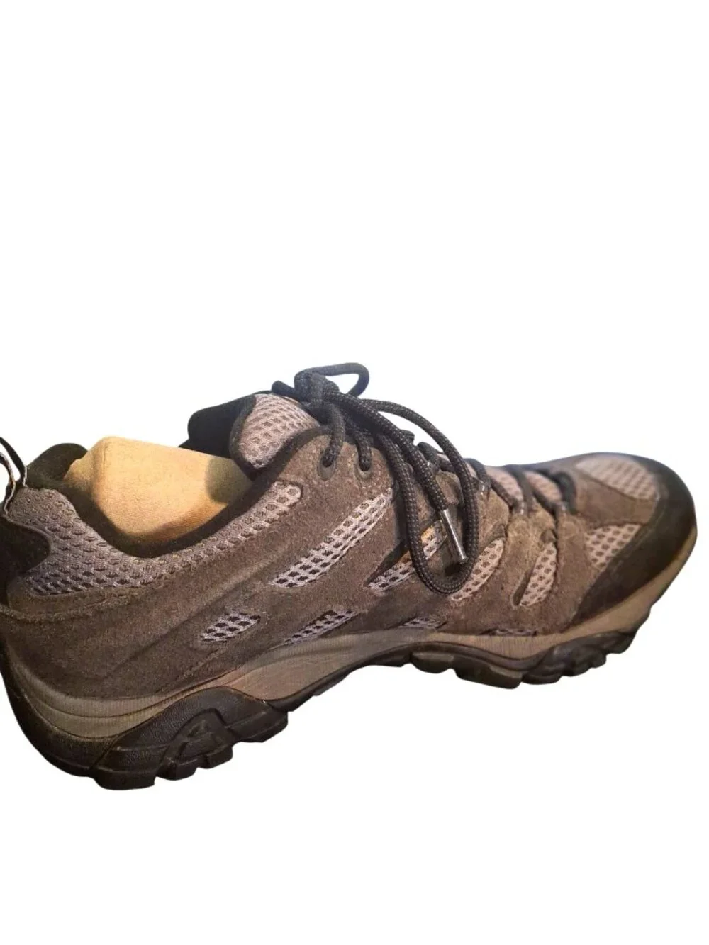 Merrell Moab 2 Vent Hiking Shoes Brown Mesh Suede Vibram Sole Mens Size 9 *SH13